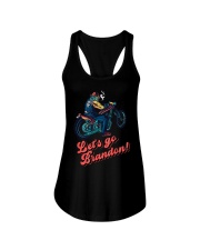Let's Go Brandon Biker Motorcycle Pro American Ladies Flowy Tank tile