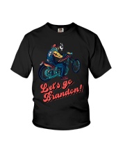 Let's Go Brandon Biker Motorcycle Pro American Youth T-Shirt tile