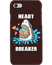 Valentines Day Shark Heart Breaker Phone Case tile