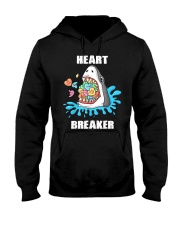 Valentines Day Shark Heart Breaker Hooded Sweatshirt tile
