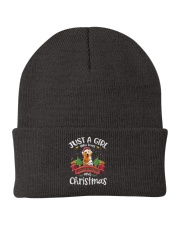 Just A Girl Who Loves Golden Retriever And Christmas Knit Beanie tile