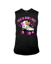 This is how I roll Roller skate Sleeveless Tee tile