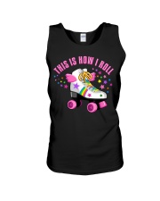 This is how I roll Roller skate Unisex Tank tile
