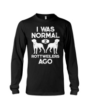 I Was Normal 2 Rottweilers Ago Long Sleeve Tee tile