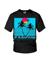 Cancun Mexico Tropical Vacation Youth T-Shirt tile