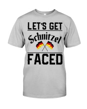 Let's Get Schnitzel Faced Classic T-Shirt front
