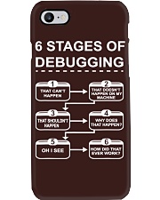 6 Stages of Debugging Phone Case tile