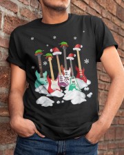 Guitar Santa Hat Christmas Tree Funny Music Loves Xmas T-Shirt Classic T-Shirt apparel-classic-tshirt-lifestyle-26