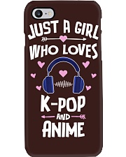 Just A Girl Who Loves K-Pop And Anime Phone Case tile