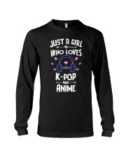 Just A Girl Who Loves K-Pop And Anime Long Sleeve Tee tile