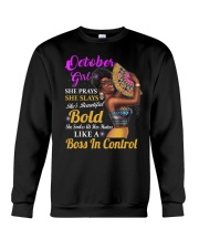 October Girl Libra Birthday Crewneck Sweatshirt tile