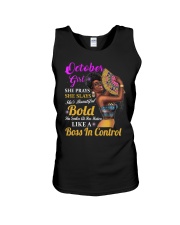 October Girl Libra Birthday Unisex Tank tile