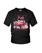 In October We Wear Pink Pink Ribbon Youth T-Shirt tile