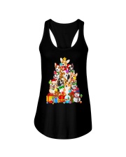 Corgi Xmas 10 Ladies Flowy Tank tile