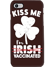 Kiss Me I'm Not Irish St. Face Mask Patrick's Day Phone Case tile