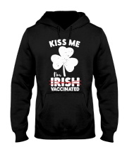 Kiss Me I'm Not Irish St. Face Mask Patrick's Day Hooded Sweatshirt tile