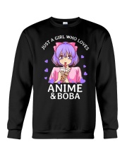 Just A Girl Who Loves Bubble Tea Crewneck Sweatshirt tile