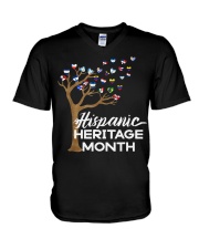HIspanic Heritage 24 V-Neck T-Shirt tile