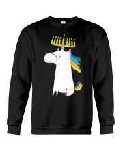 Unicorn Menorah Crewneck Sweatshirt tile