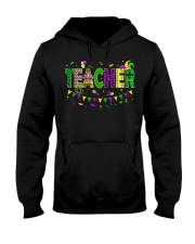 Funny Teacher Mardi Gras Hooded Sweatshirt tile