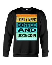 Dogecoin And Coffee Crewneck Sweatshirt tile