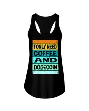 Dogecoin And Coffee Ladies Flowy Tank tile