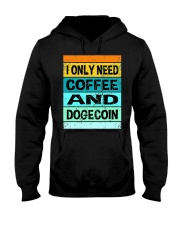Dogecoin And Coffee Hooded Sweatshirt tile