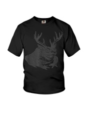 Cottagecore Frog Antlers Youth T-Shirt tile