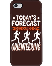 Todays Forecast 100 Chance Of Orienteering Phone Case tile