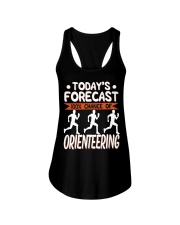 Todays Forecast 100 Chance Of Orienteering Ladies Flowy Tank tile