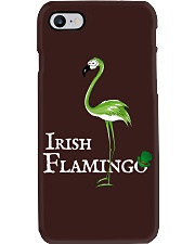 Funky Irish Flamingo Green Phone Case tile