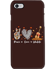 Peace Love Ukulele Hawaiian Phone Case tile