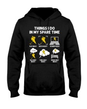 Things I Do In My Spare Time Hockey Hooded Sweatshirt tile