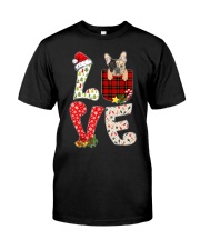French Bulldog Xmas (7) Classic T-Shirt front