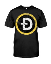 Dogecoin Vintage Classic T-Shirt front
