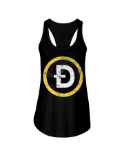 Dogecoin Vintage Ladies Flowy Tank tile