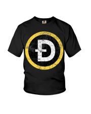 Dogecoin Vintage Youth T-Shirt tile