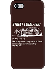 Funny Drag Racing Strip Hot Rod Phone Case tile