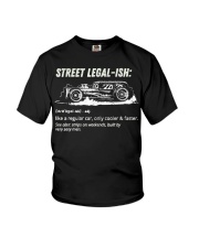 Funny Drag Racing Strip Hot Rod Youth T-Shirt tile
