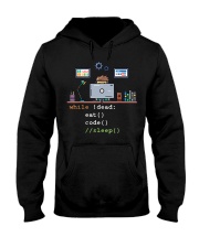 Programmer Eat Code Sleep Hooded Sweatshirt tile