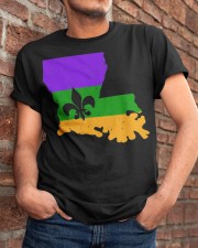 Distressed Mardi Gras Classic T-Shirt apparel-classic-tshirt-lifestyle-26