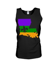 Distressed Mardi Gras Unisex Tank tile
