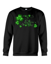 Happy ST Patricks day and shamrock Crewneck Sweatshirt tile