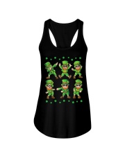 Dancing Leprechauns St Patrick's Day Ladies Flowy Tank tile