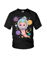 Space Axolotl Kawaii Youth T-Shirt tile