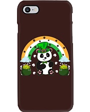 Irish Shamrock Magical Rainbow Panda Phone Case tile