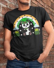 Irish Shamrock Magical Rainbow Panda Classic T-Shirt apparel-classic-tshirt-lifestyle-26
