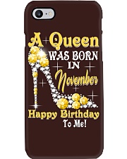 A Queen Was Born in November Happy Birthday To Me high heel Phone Case tile
