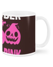 In October We Wear Pink Breast Cancer Pumpkin Mugs tile