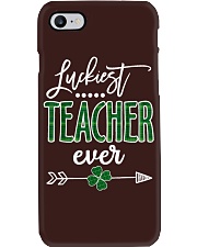 Luckiest Teacher Irish Paddy Phone Case tile